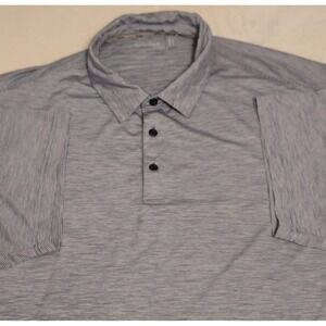 Walter Hagen Light Blue Short Sleeve Polo Golf Shirt Men's Size 2XL XXL